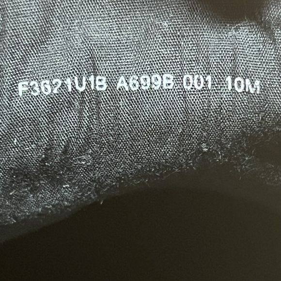 COPY - JOHN VARVATOS Reed 315 Black Leather White Rubber Sole Sneakers Men Size… - Picture 8 of 11